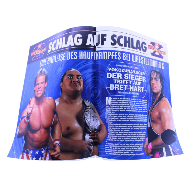 WWF Magazin Nr. 11 (1995) | Dino Verlag | Bret Hart, Undertaker & SummerSlam | Wrestling SammlerstückWWF Magazin Nr. 4 (1994) | Dino Verlag | Jeff Jarrett, Bret & Owen Hart, WrestleMania Highlights